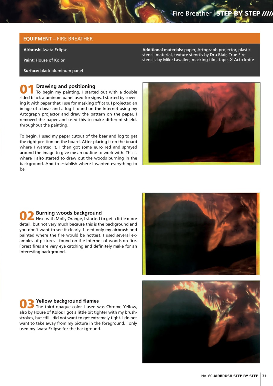 Airbrush Step by Step Preview Pages