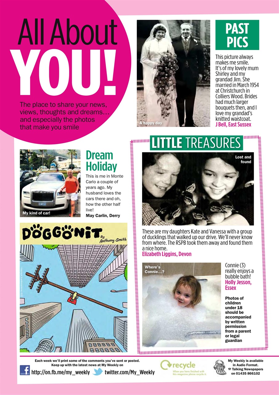 My Weekly Preview Pages