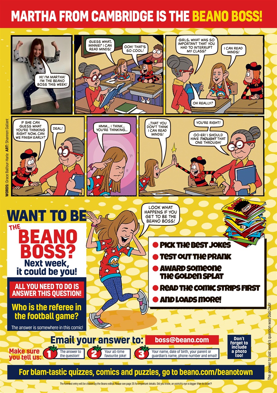 Beano Preview Pages