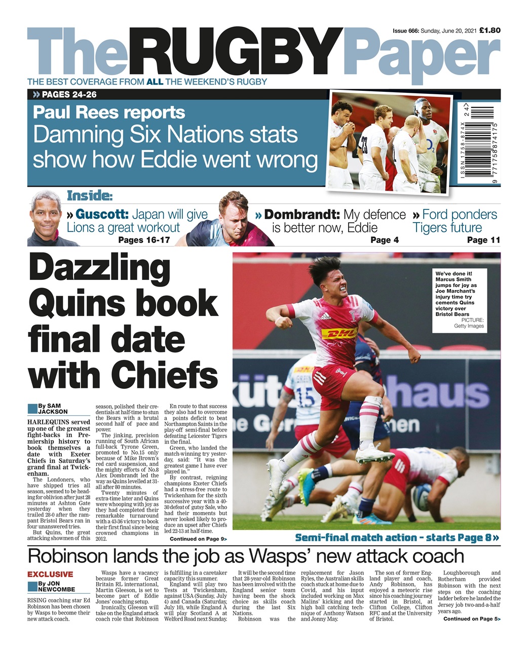 The Rugby Paper Preview Pages