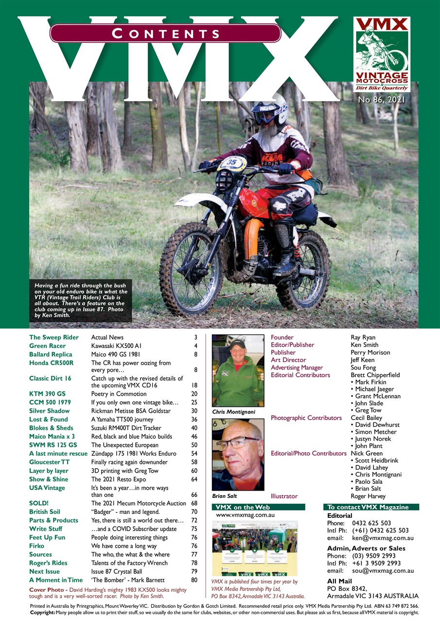 VMX Magazine Preview Pages
