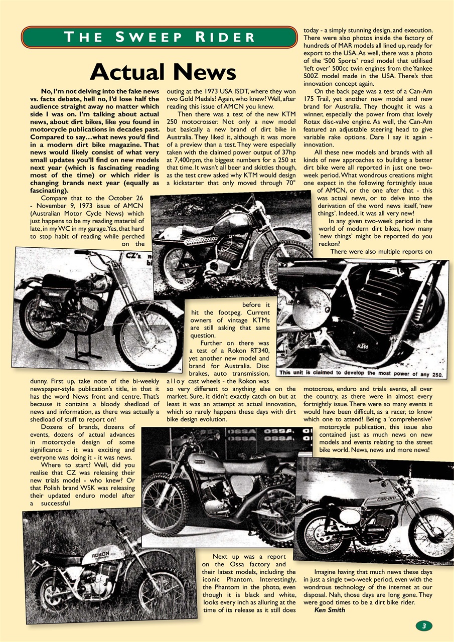 VMX Magazine Preview Pages