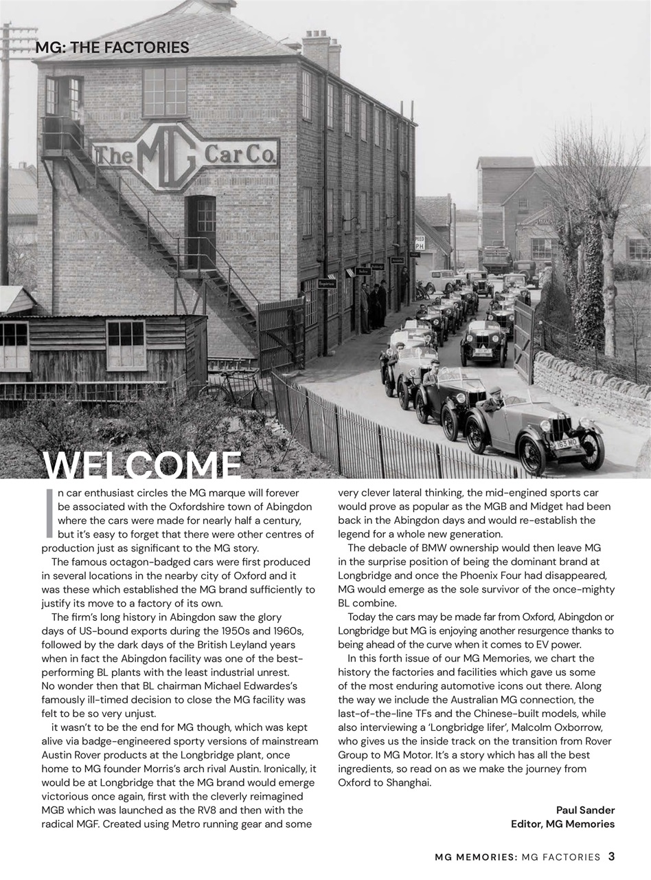 MG Memories Preview Pages