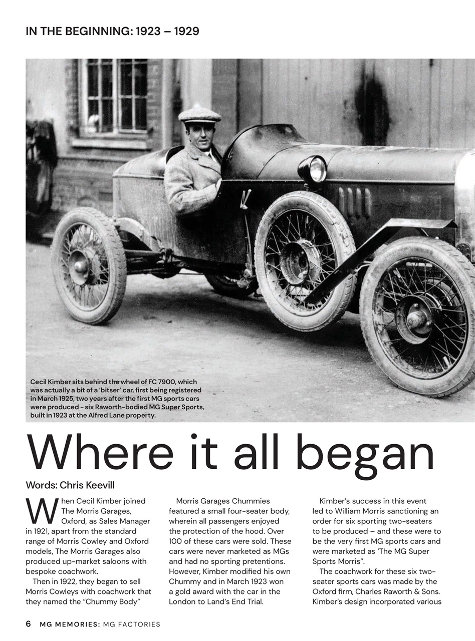 MG Memories Preview Pages