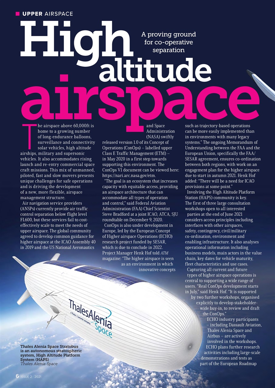 Air Traffic Management Preview Pages