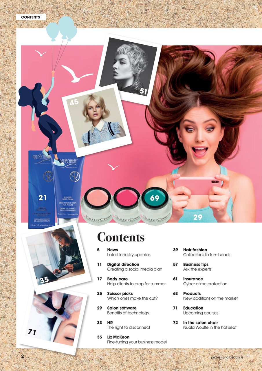 Professional Beauty & HJ Ireland Preview Pages