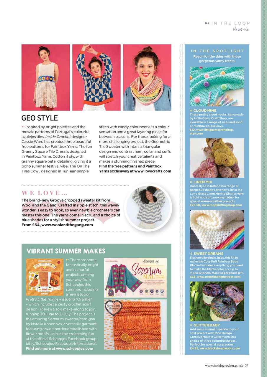 Inside Crochet Preview Pages