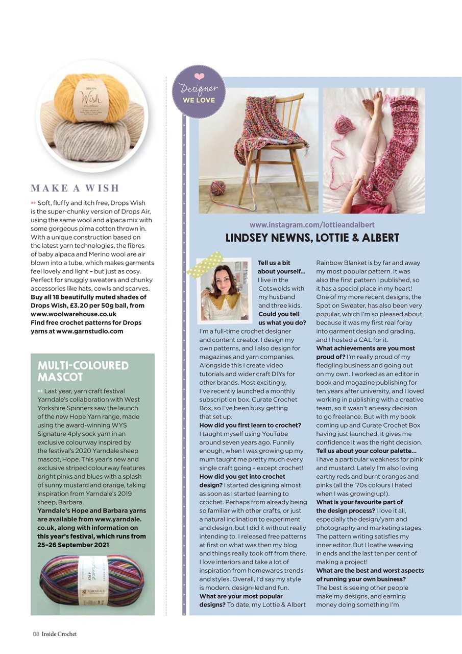 Inside Crochet Preview Pages