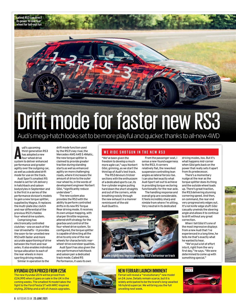 Autocar Preview Pages