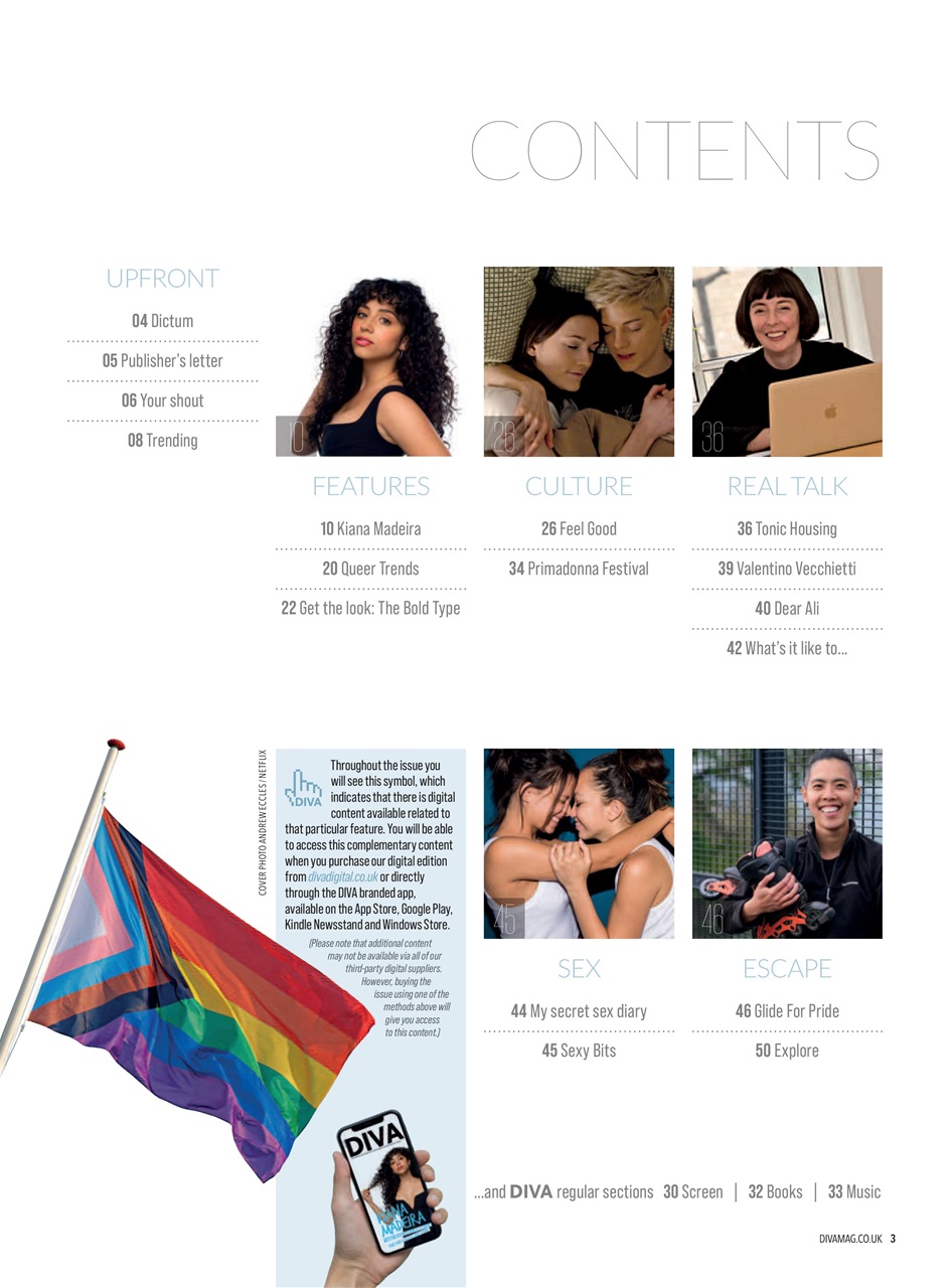 DIVA Magazine Preview Pages