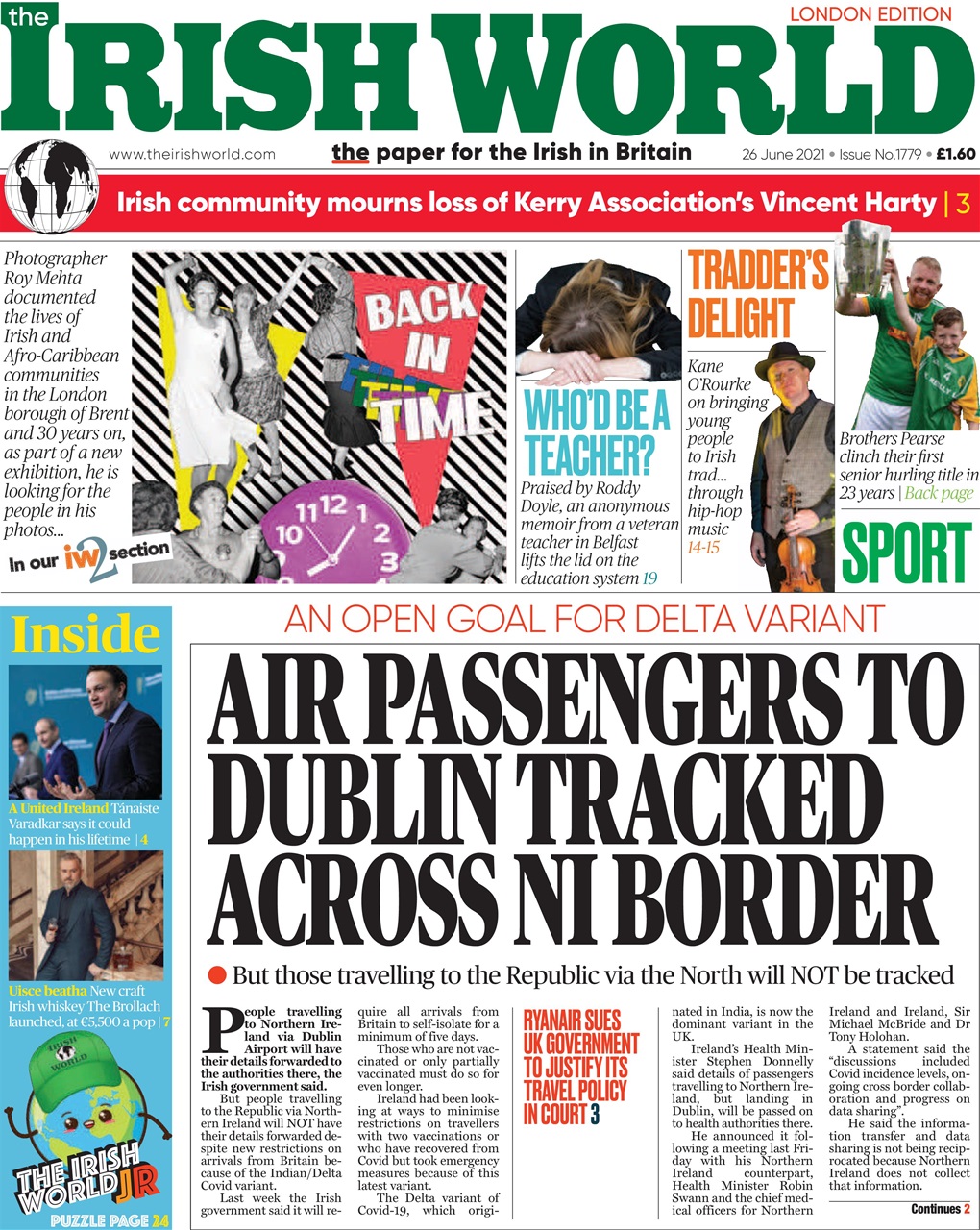 Irish World Preview Pages