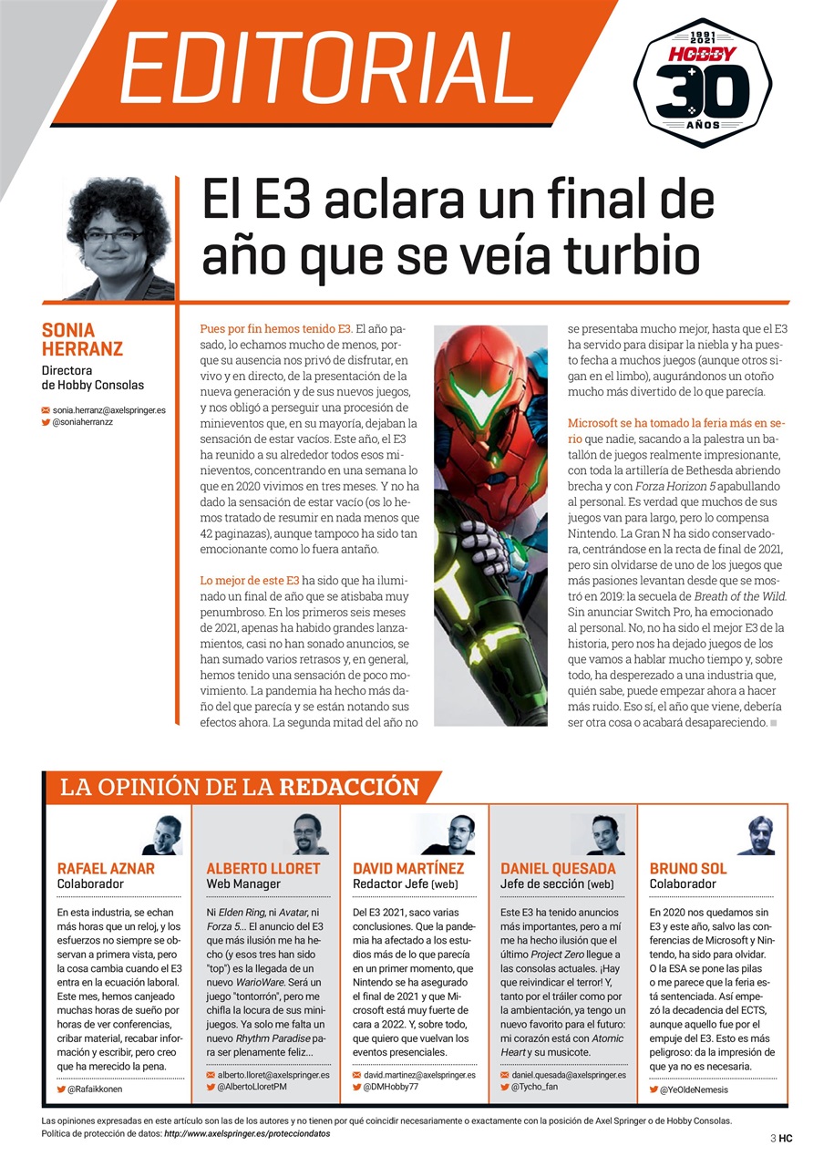 Hobby Consolas Preview Pages