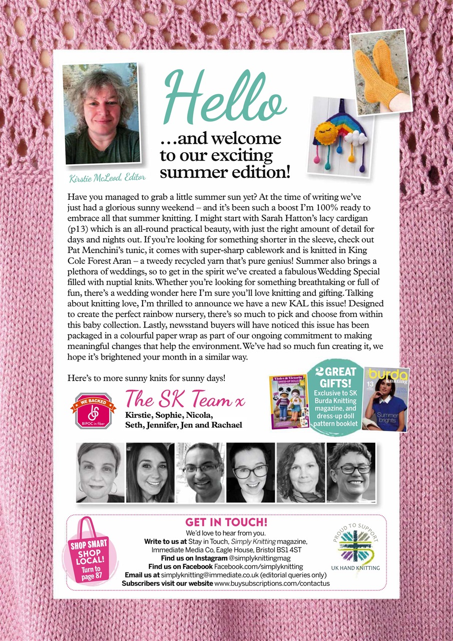 Simply Knitting Preview Pages