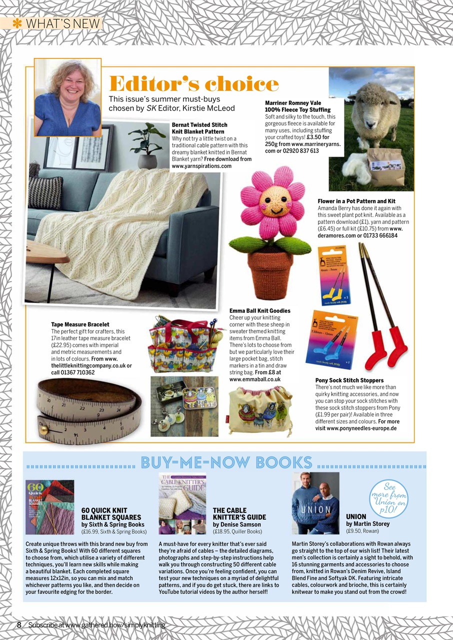 Simply Knitting Preview Pages