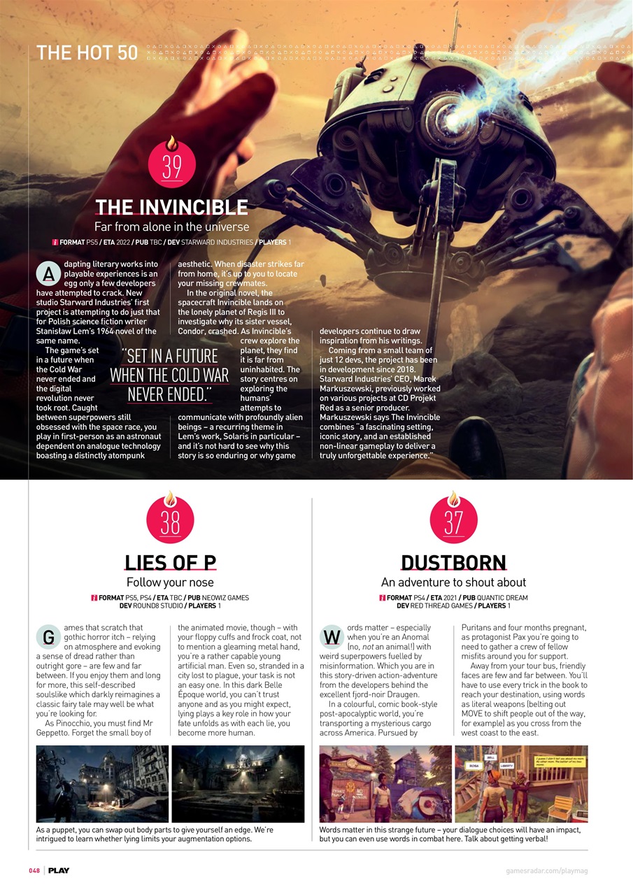 PLAY Magazine Preview Pages