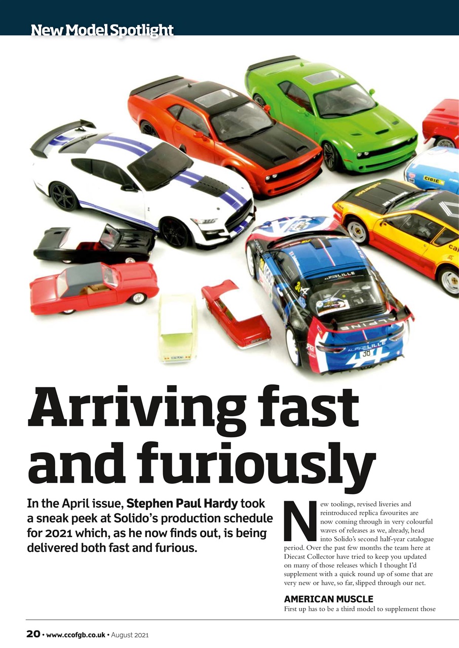 Diecast Collector Preview Pages