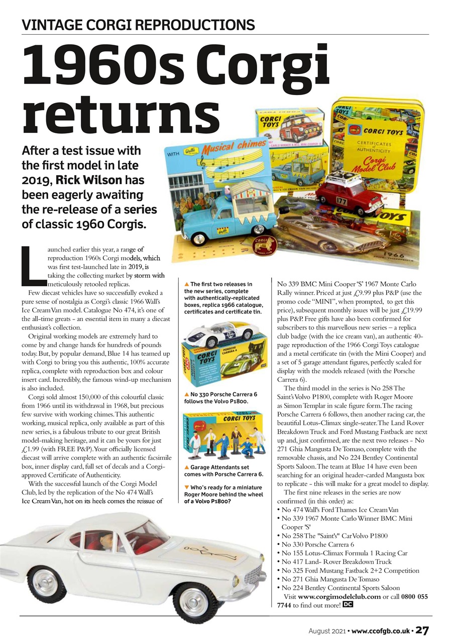Diecast Collector Preview Pages