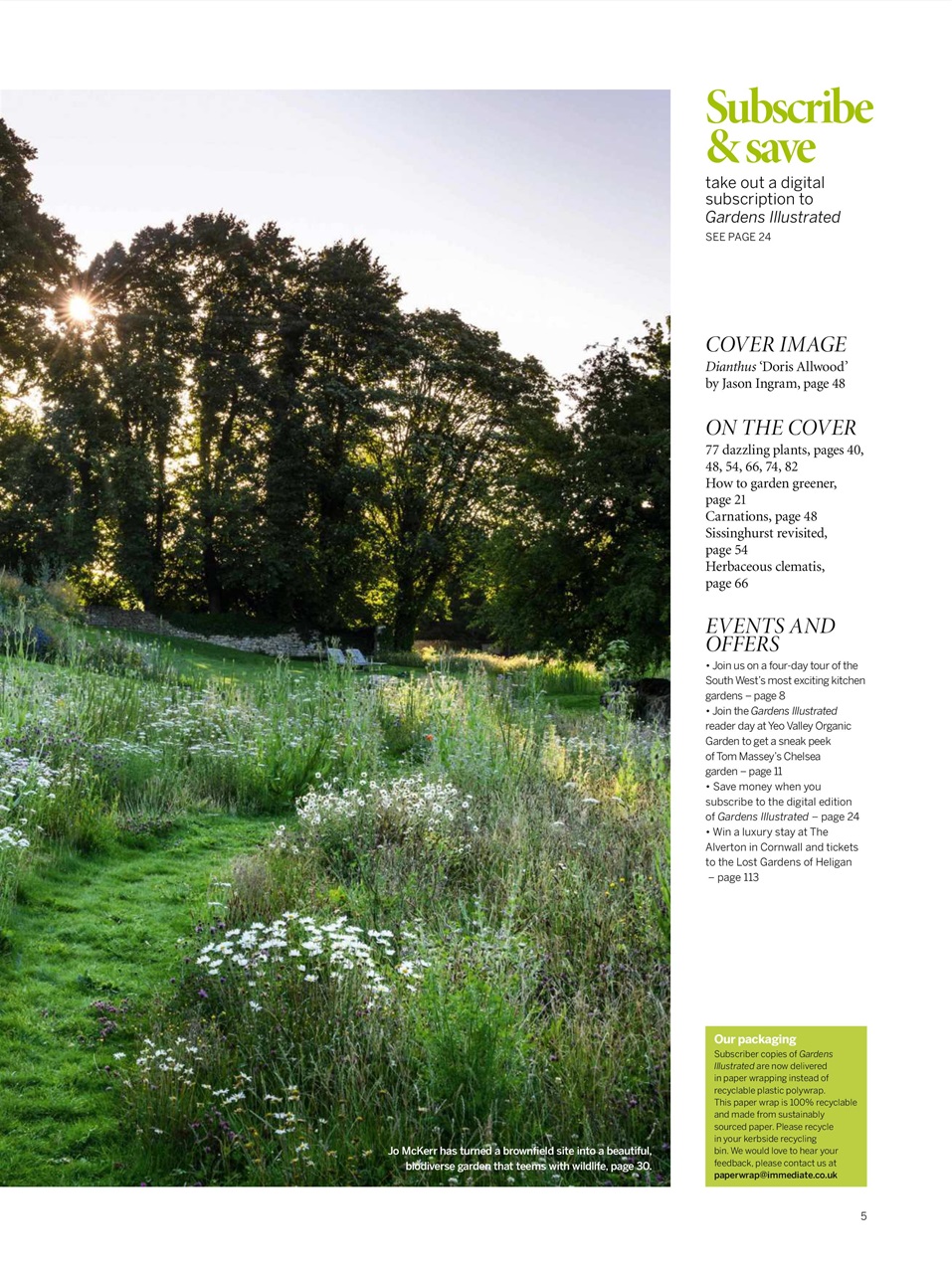 Gardens Illustrated Preview Pages