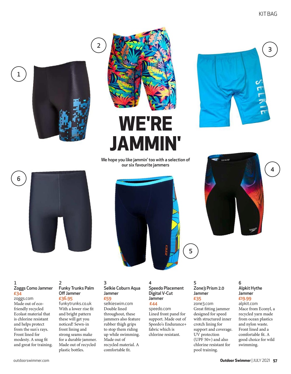Outdoor Swimmer Preview Pages