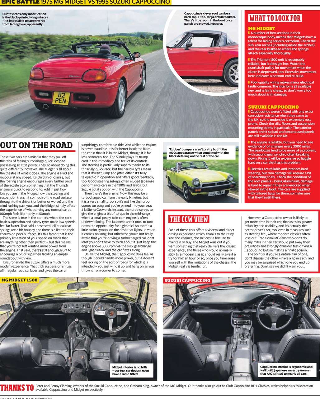 Classic Car Weekly Preview Pages