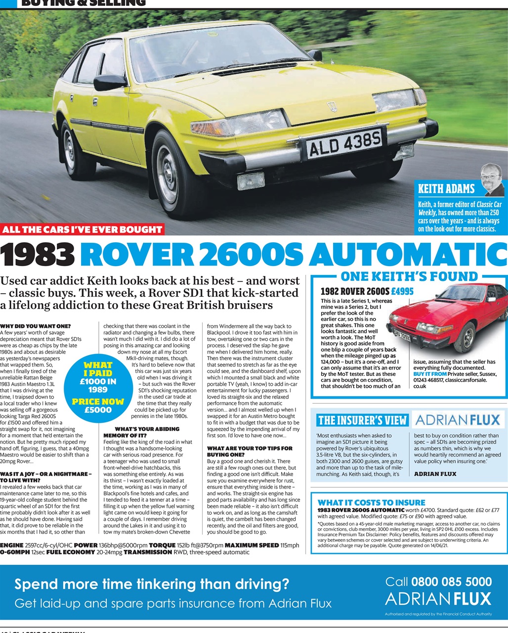 Classic Car Weekly Preview Pages