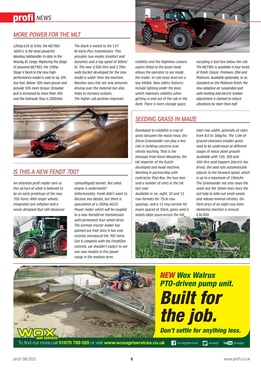 Profi International Preview Pages