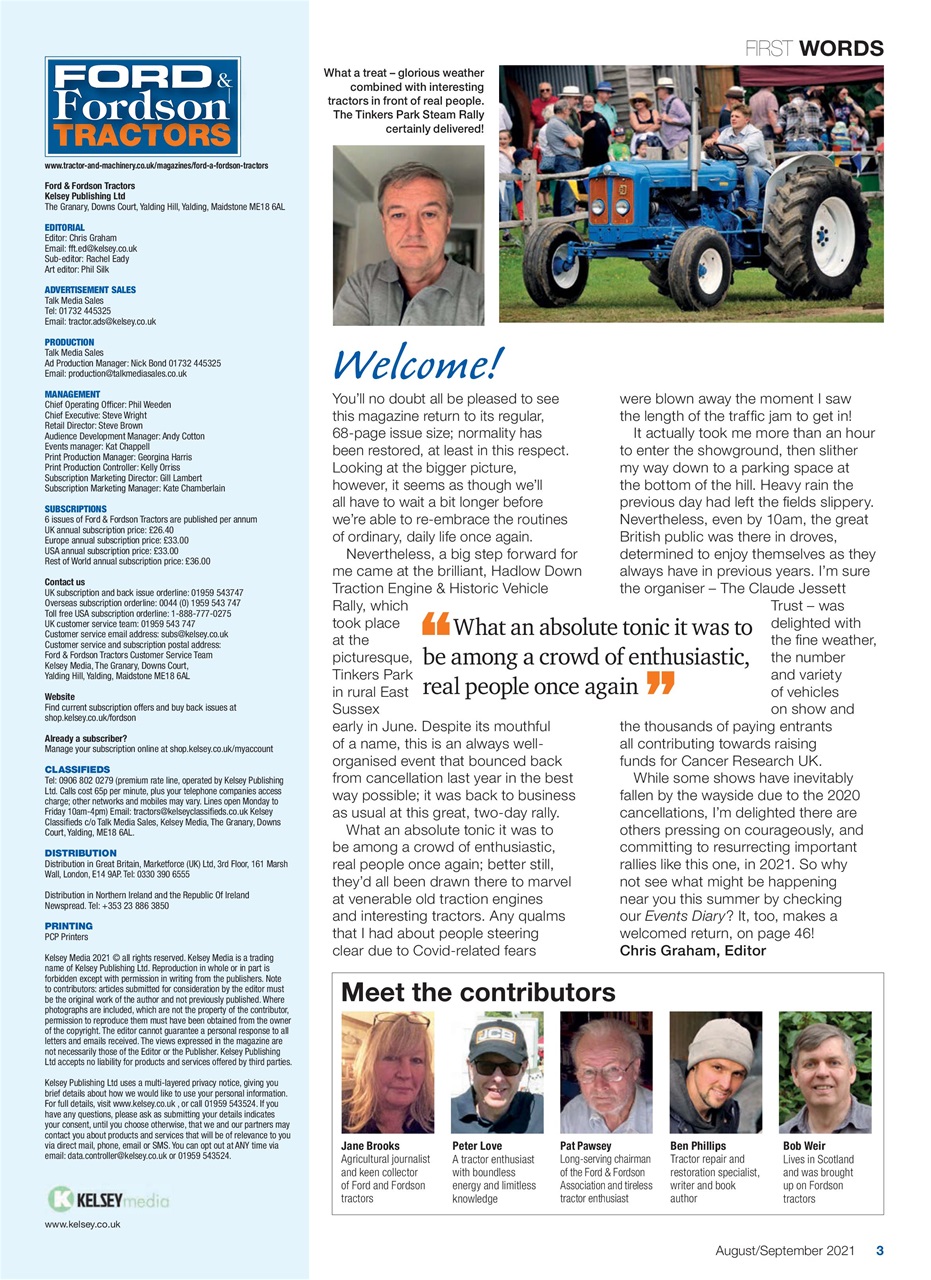 Ford & Fordson Preview Pages