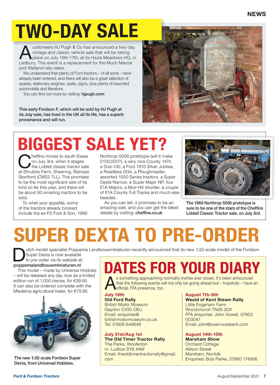Ford & Fordson Preview Pages