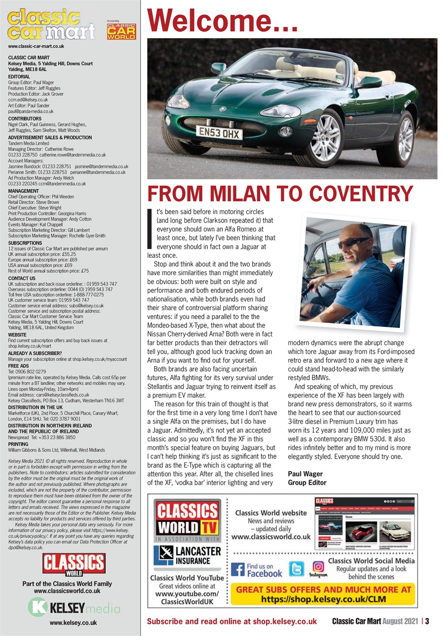 Classic Car Mart Preview Pages