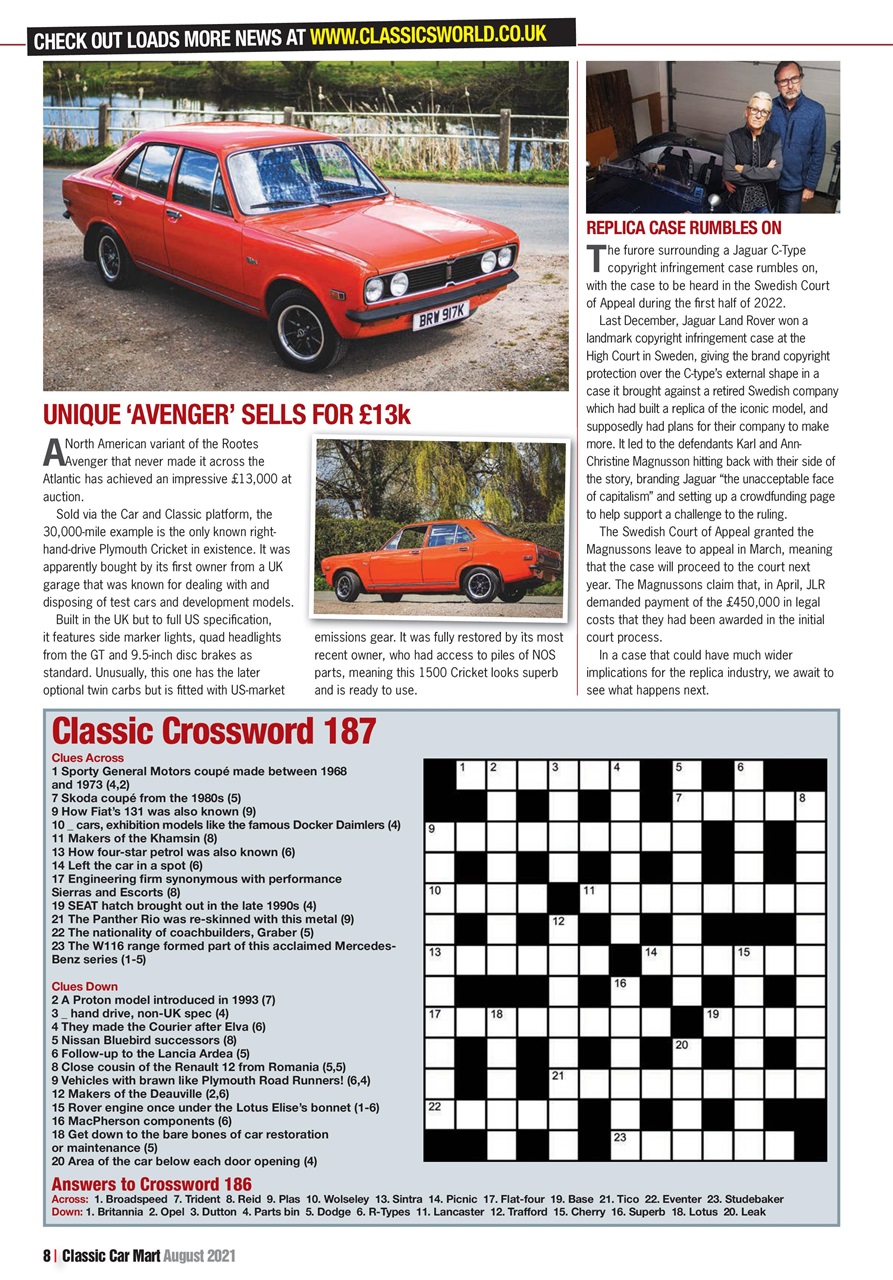 Classic Car Mart Preview Pages