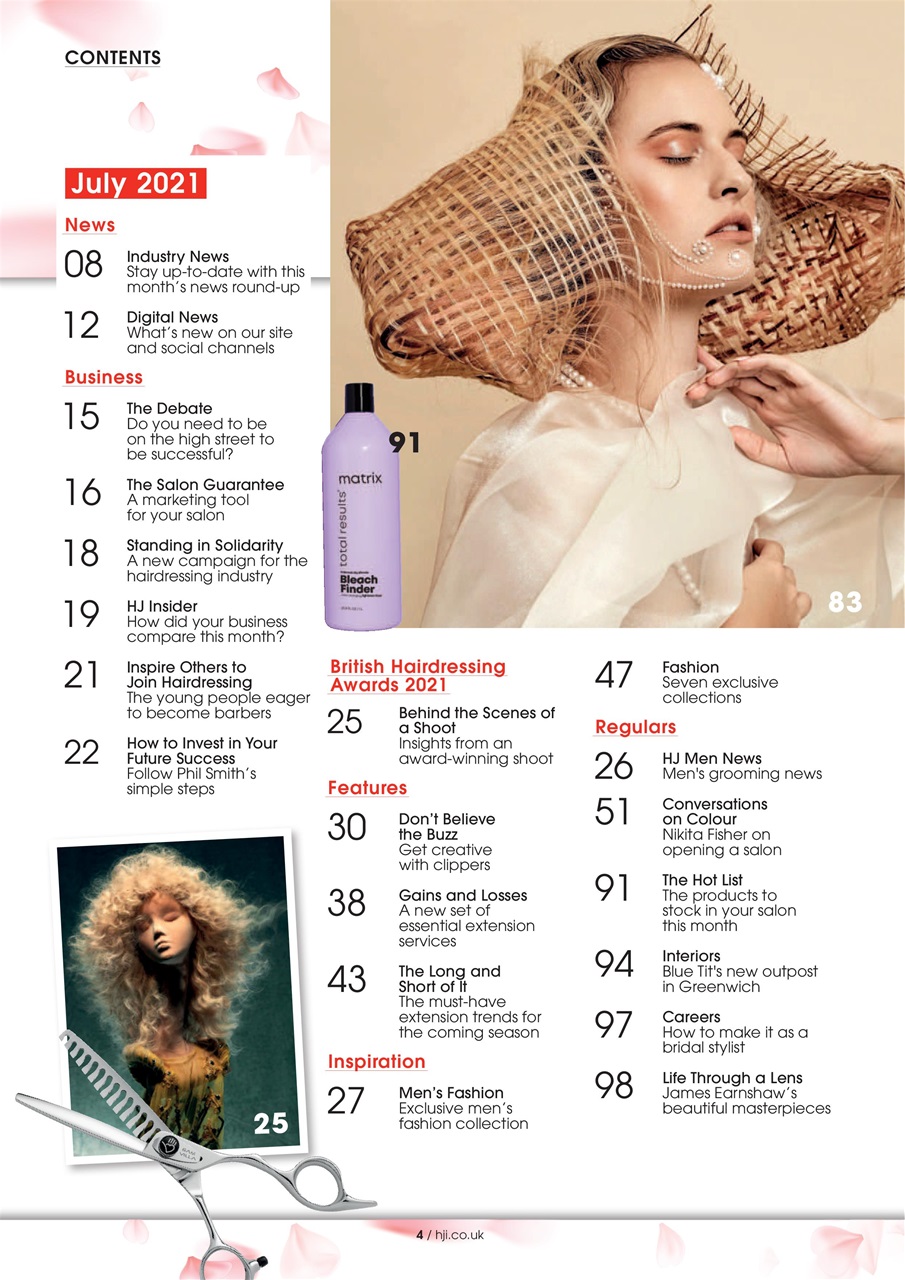 Hairdressers Journal Preview Pages