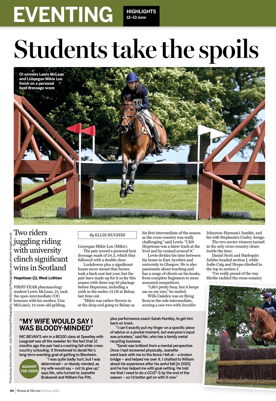 Horse & Hound Preview Pages