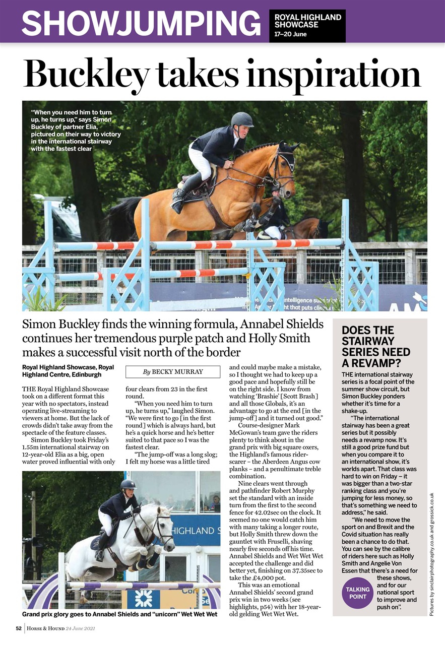 Horse & Hound Preview Pages