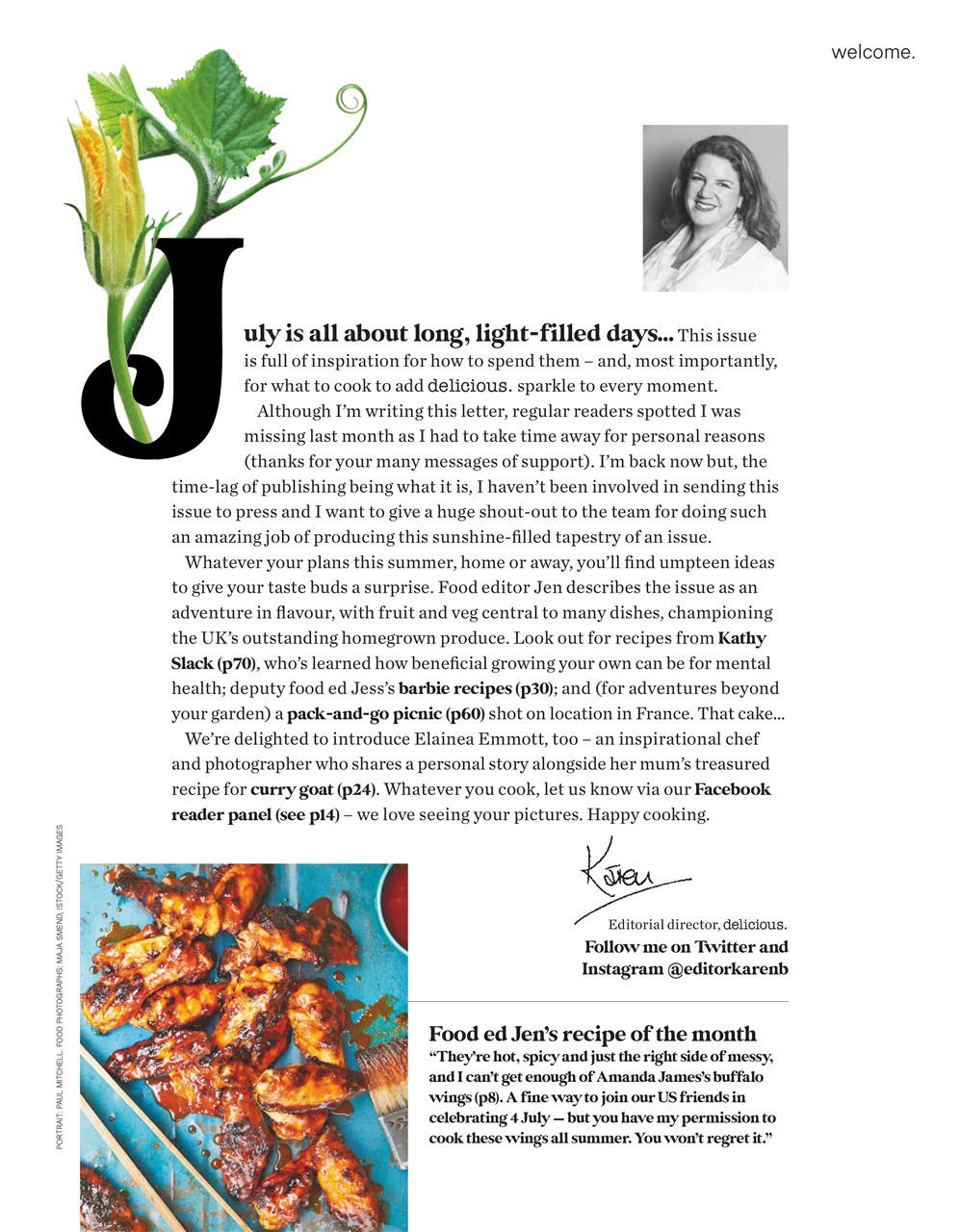 delicious. Magazine Preview Pages