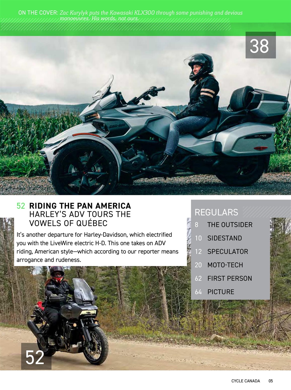 Cycle Canada Preview Pages