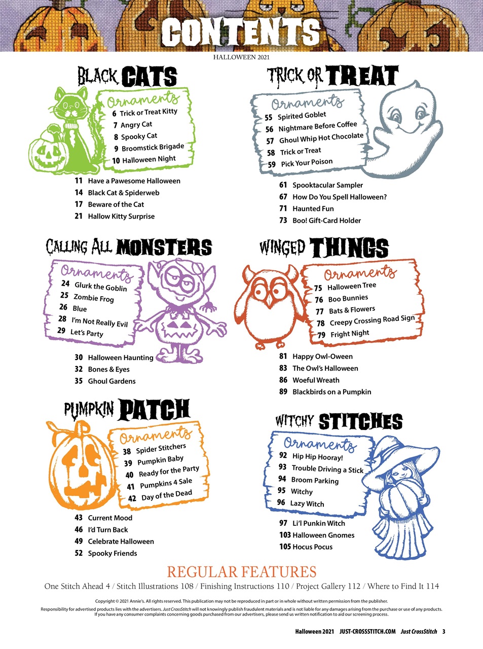 Just CrossStitch Preview Pages