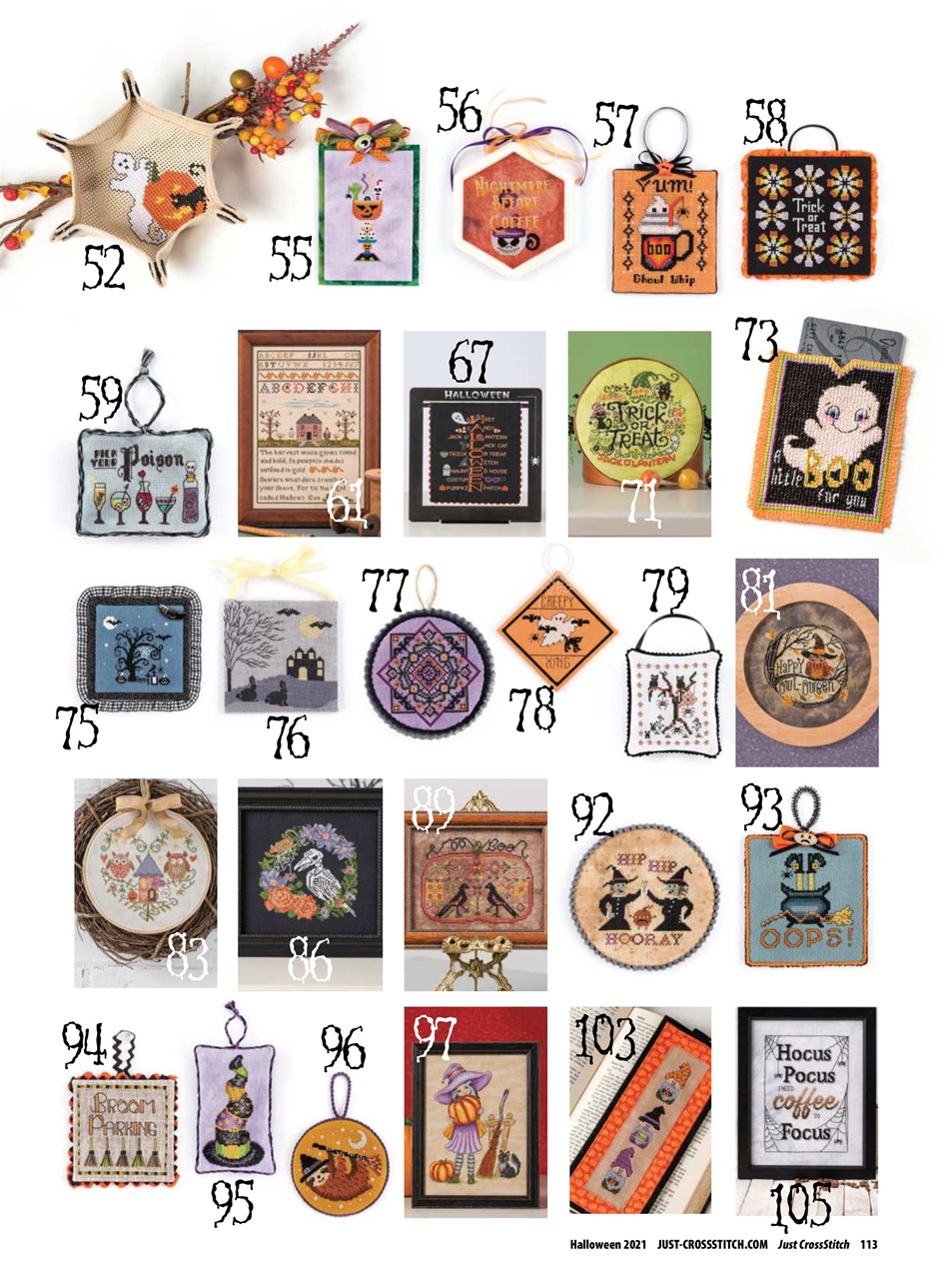 Just CrossStitch Preview Pages