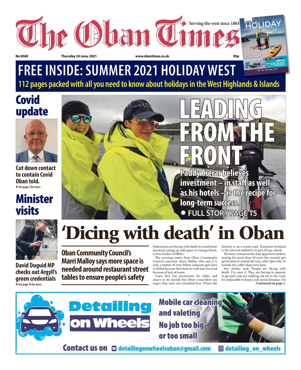 The Oban Times & Lochaber Times Preview Pages