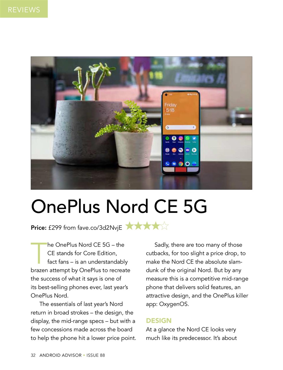 Android Advisor Preview Pages