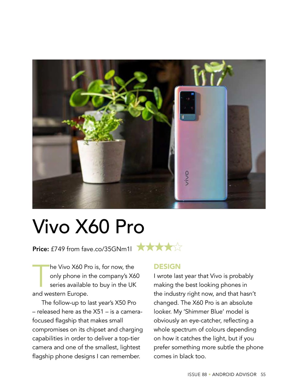 Android Advisor Preview Pages