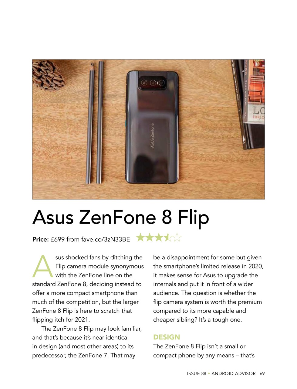 Android Advisor Preview Pages