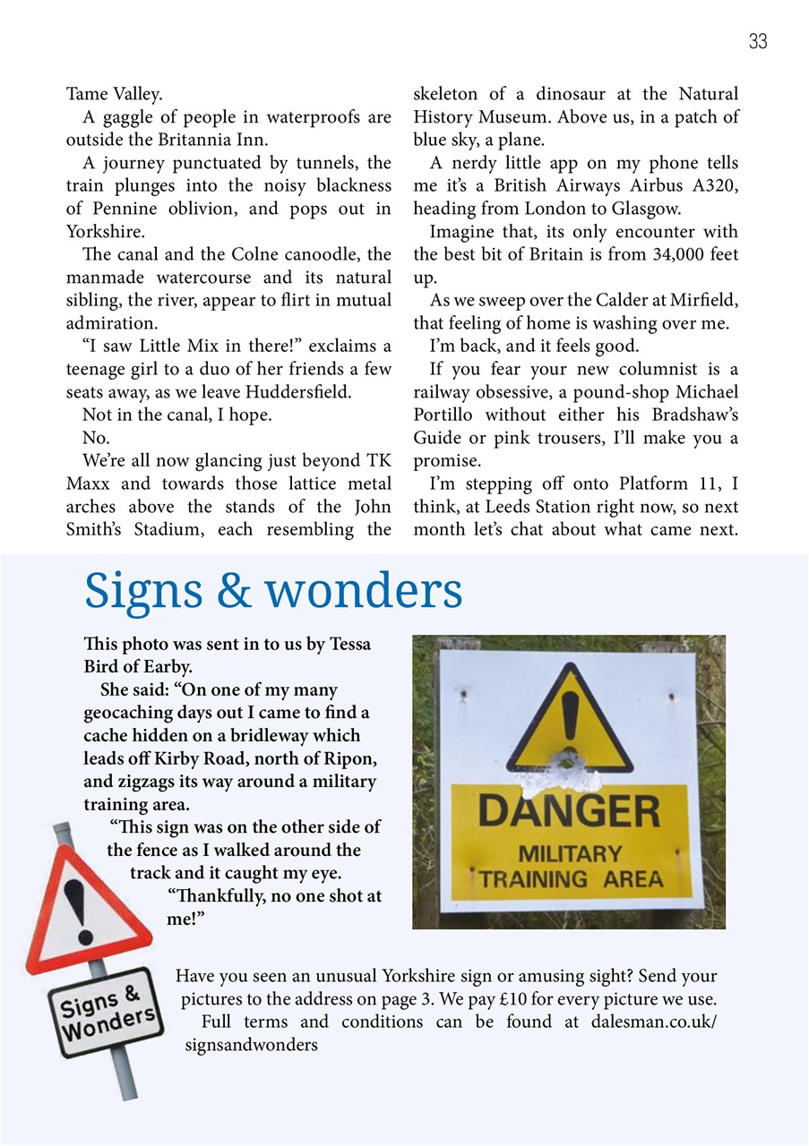 The Yorkshire Dalesman Preview Pages