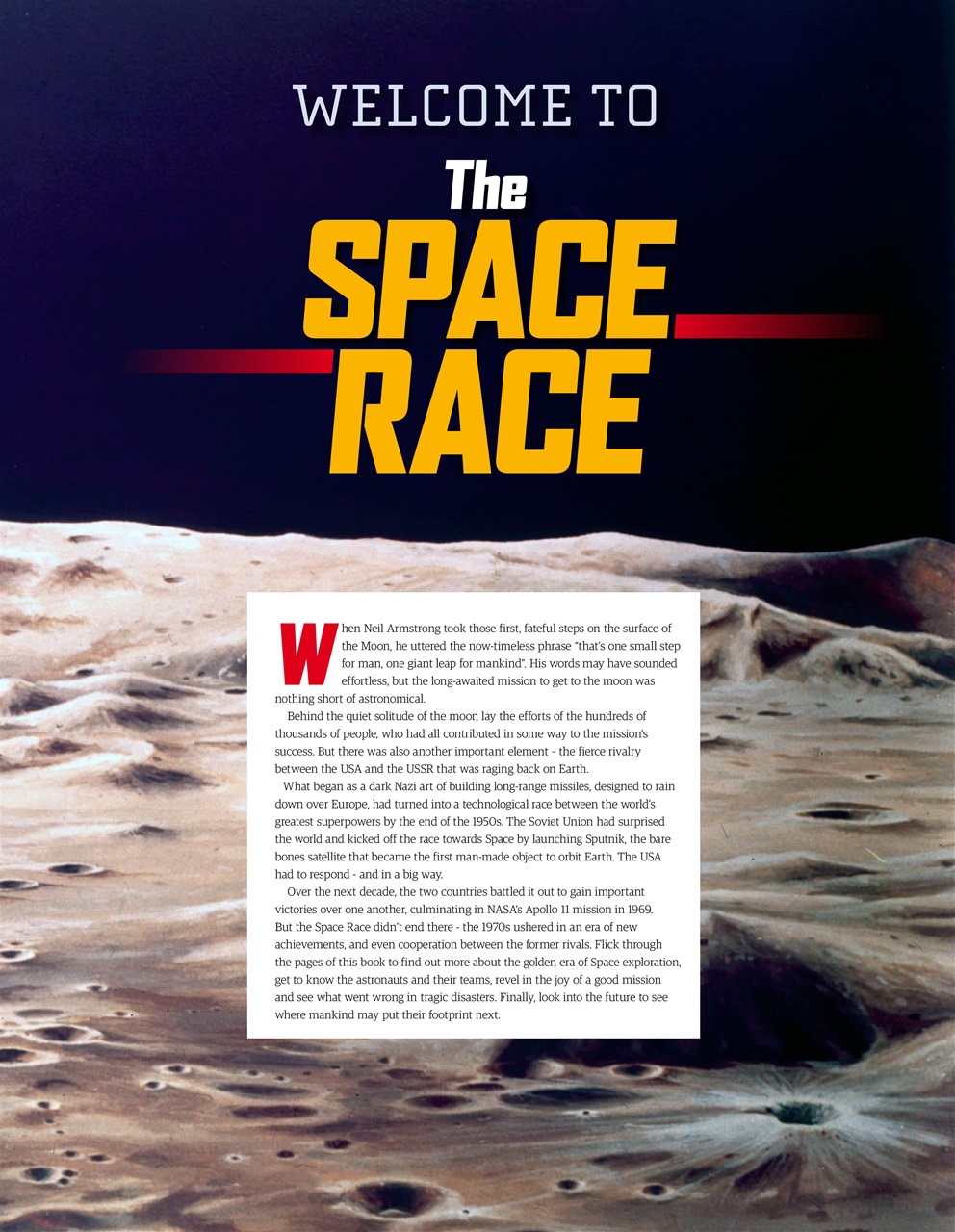 All About History: The Space Race Preview Pages