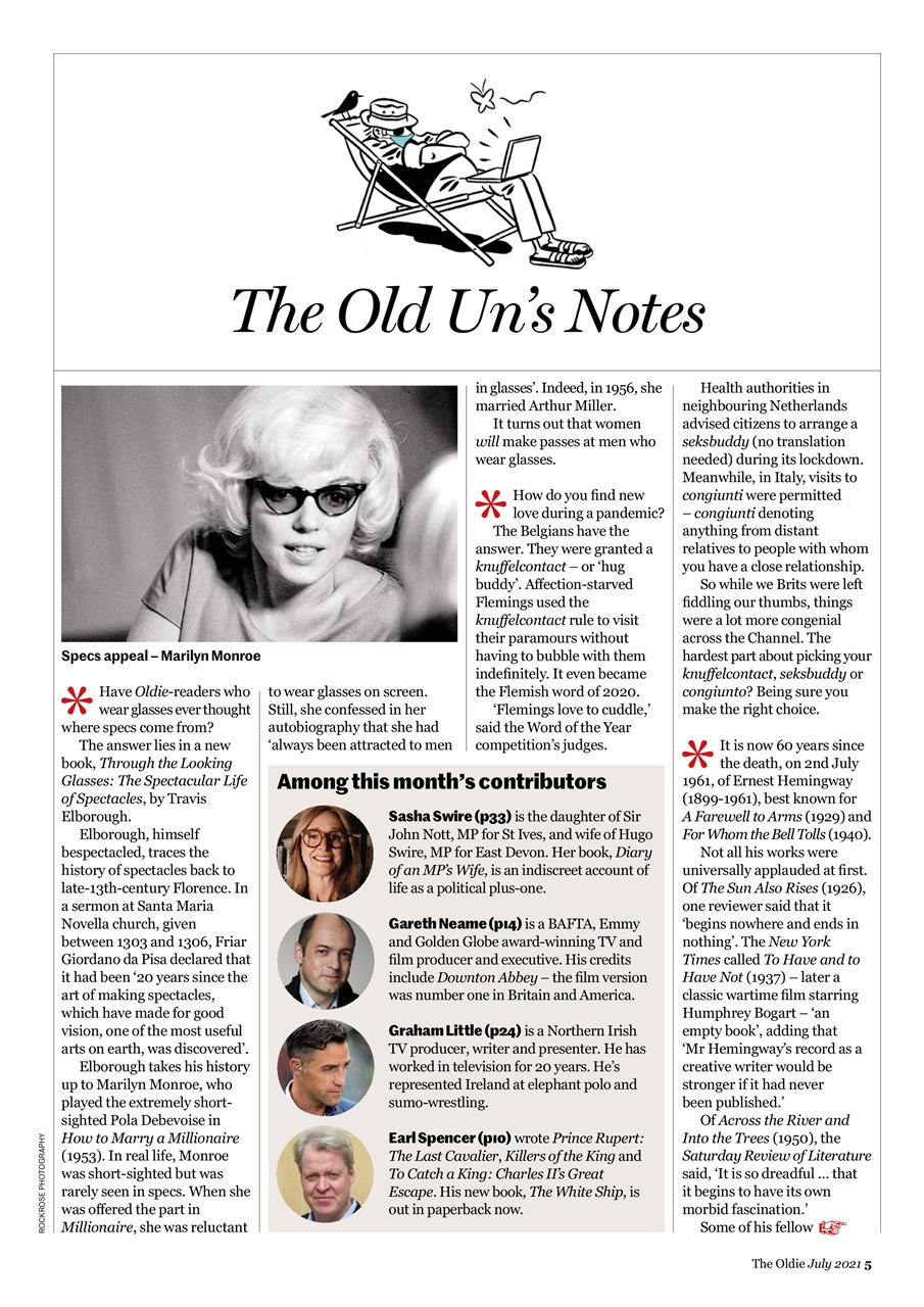 The Oldie Preview Pages