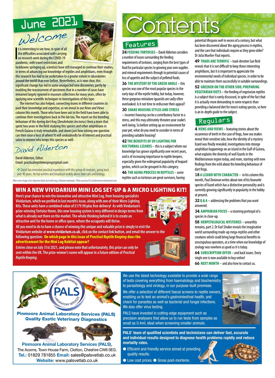 Practical Reptile Keeping Preview Pages