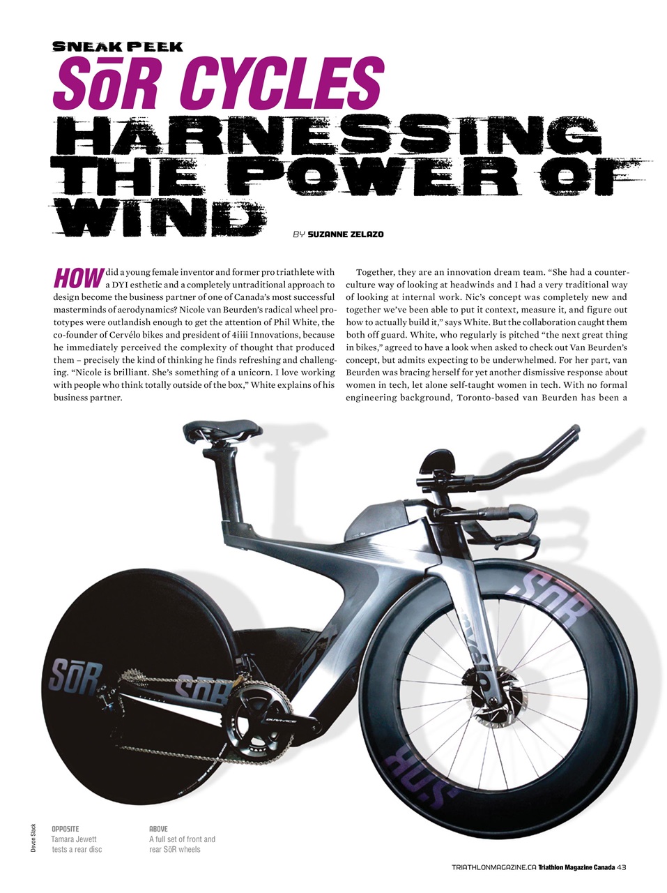 Triathlon Magazine Canada Preview Pages