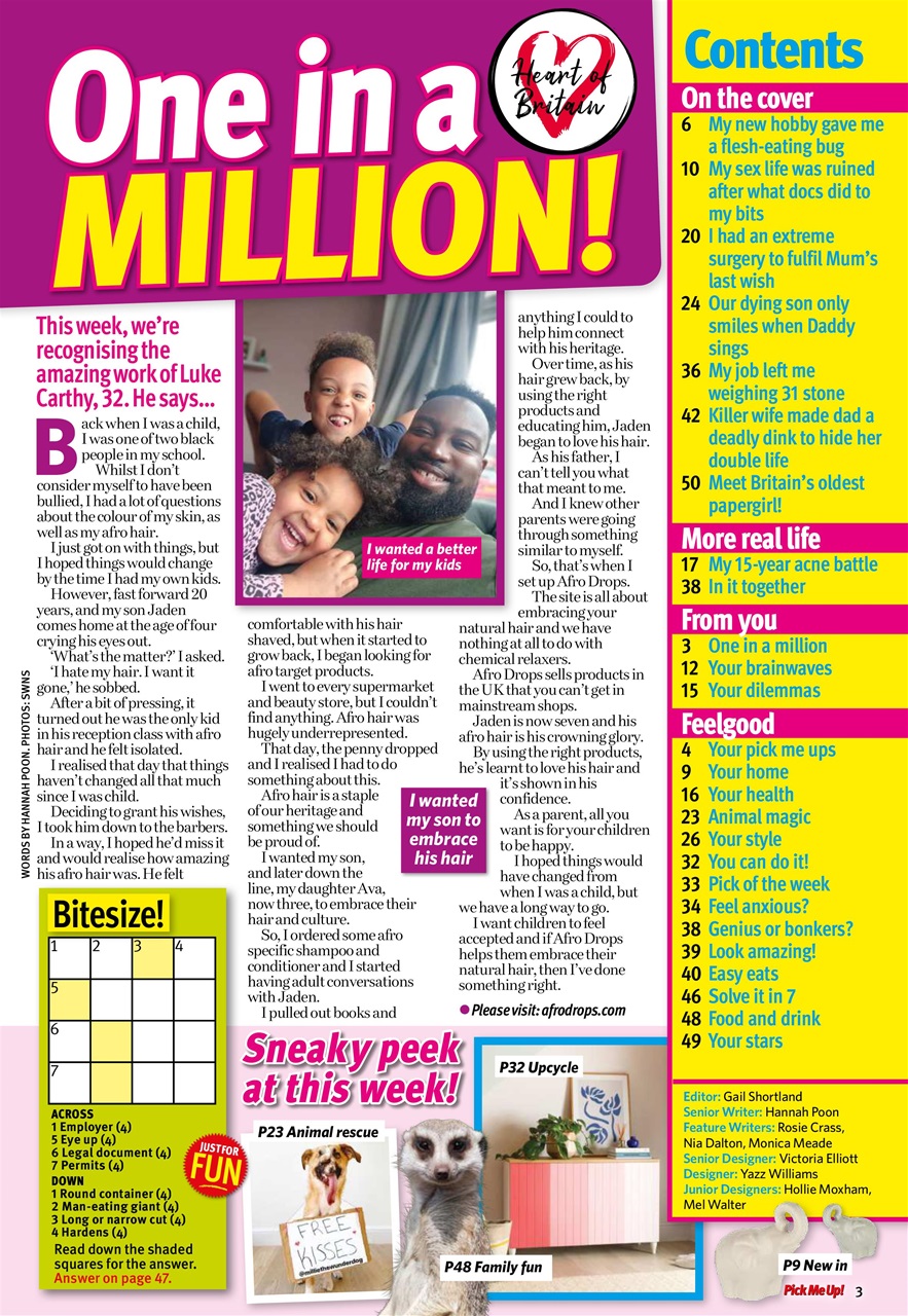 Pick Me Up Preview Pages