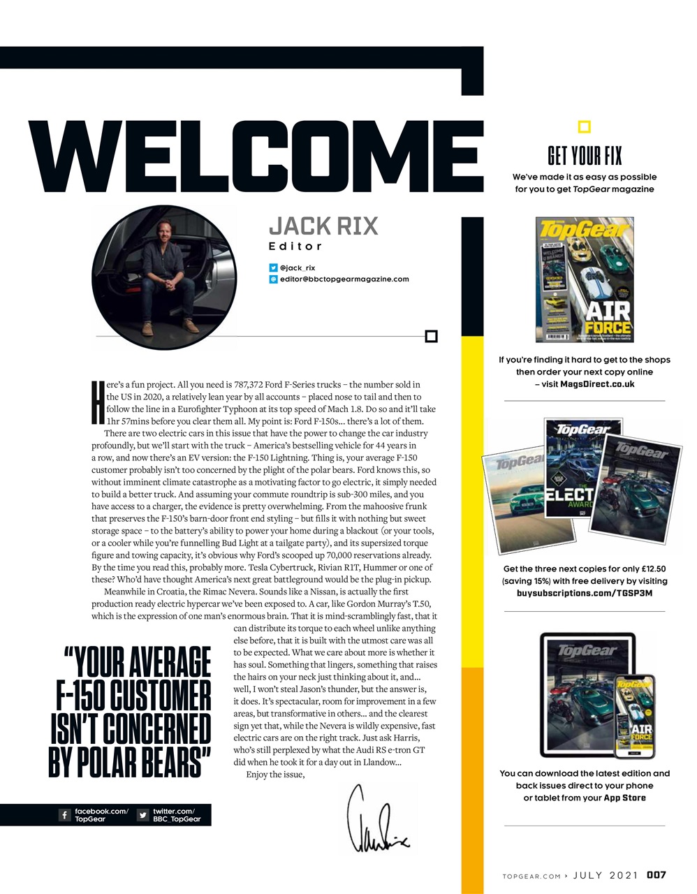 BBC Top Gear Magazine Preview Pages