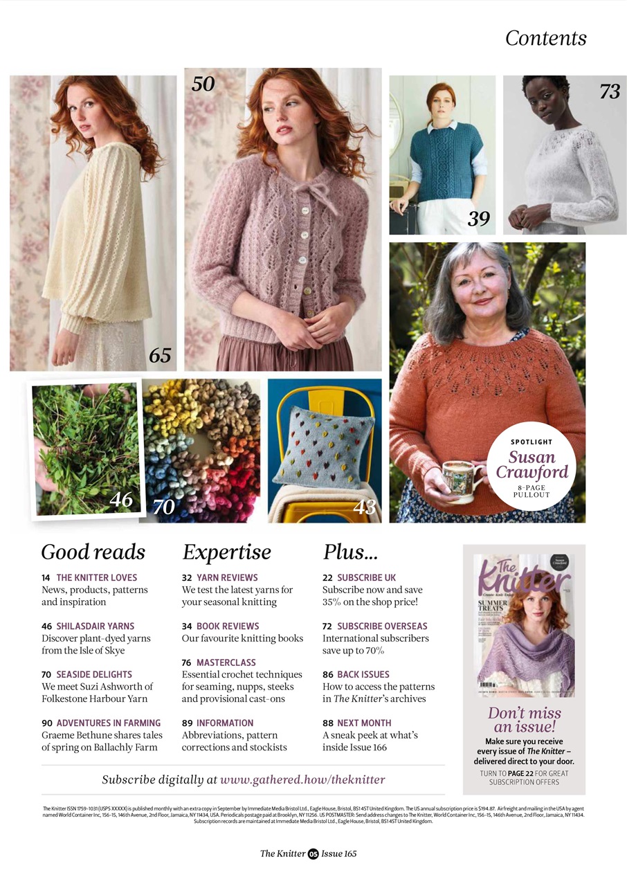 The Knitter Preview Pages