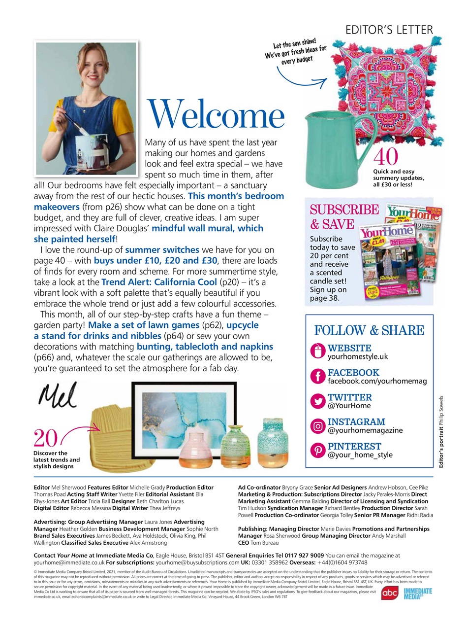 Your Home Magazine Preview Pages